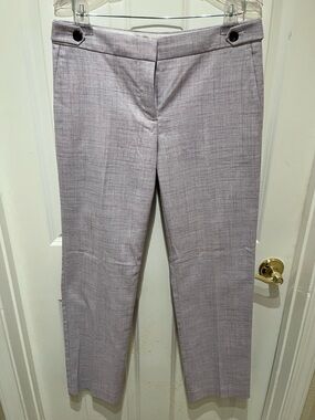 NWOT Ann Taylor Light Lavender Straight-Leg Dress Trousers